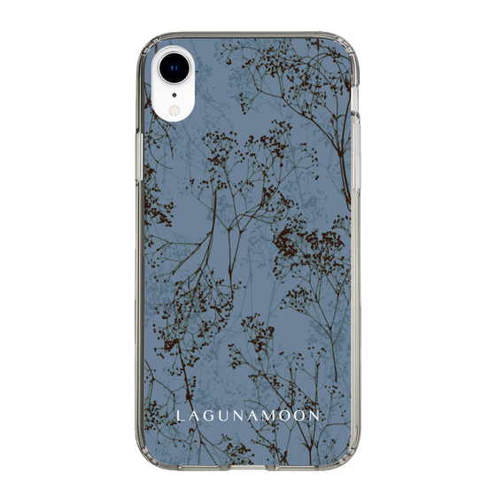 Slim Protection Case［ LAGUNAMOON - Botanical - Blue ］
