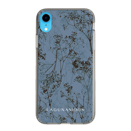 Slim Protection Case［ LAGUNAMOON - Botanical - Blue ］