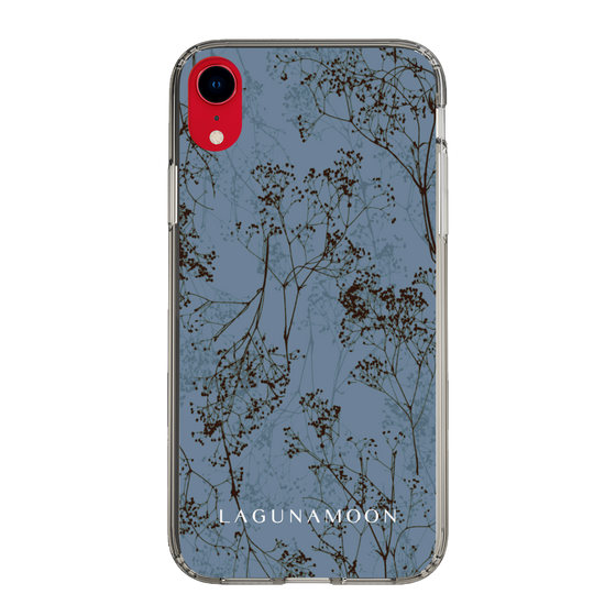 Slim Protection Case［ LAGUNAMOON - Botanical - Blue ］