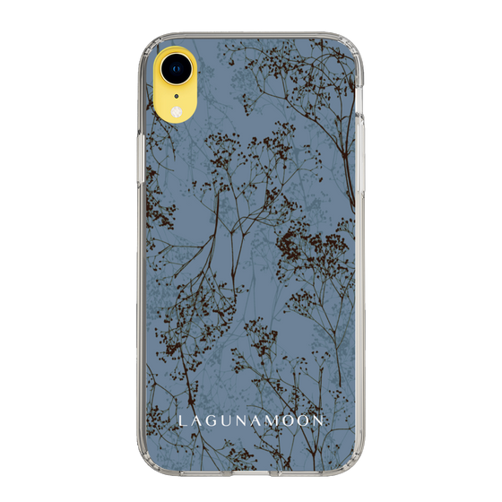 Slim Protection Case［ LAGUNAMOON - Botanical - Blue ］