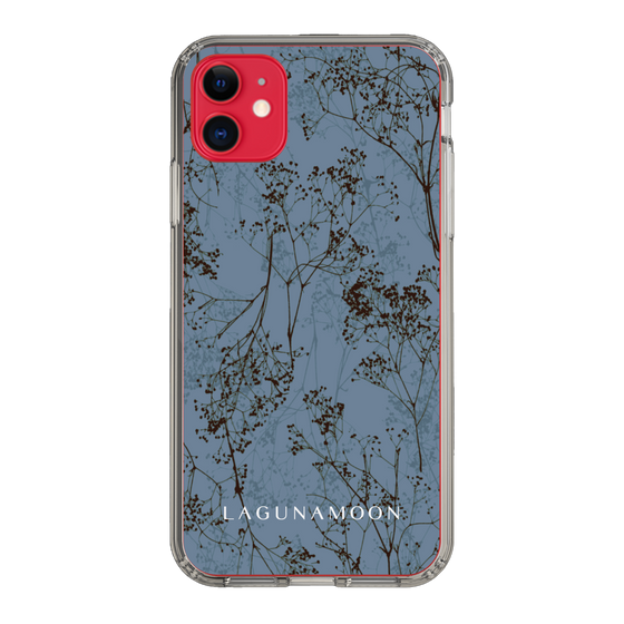 Slim Protection Case［ LAGUNAMOON - Botanical - Blue ］
