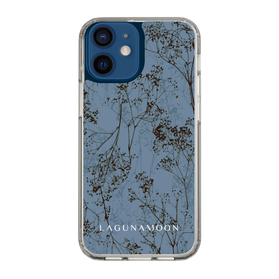 Slim Protection Case［ LAGUNAMOON - Botanical - Blue ］