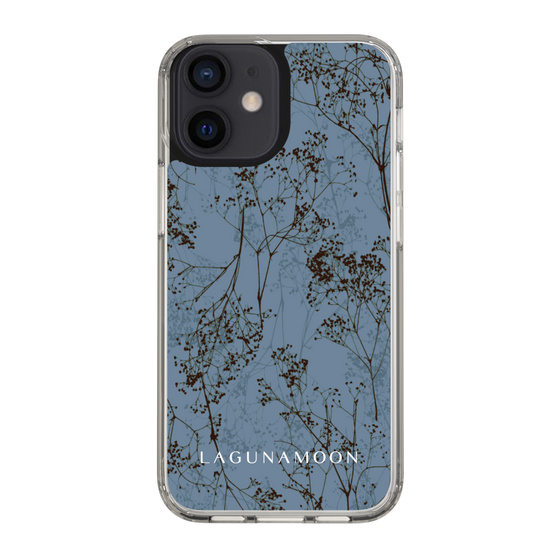 Slim Protection Case［ LAGUNAMOON - Botanical - Blue ］
