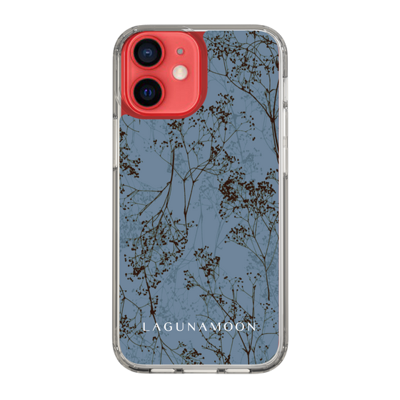 Slim Protection Case［ LAGUNAMOON - Botanical - Blue ］