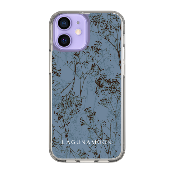 Slim Protection Case［ LAGUNAMOON - Botanical - Blue ］