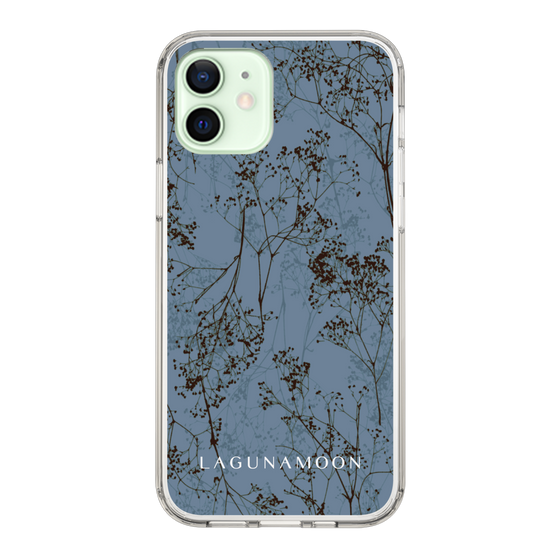 Slim Protection Case［ LAGUNAMOON - Botanical - Blue ］