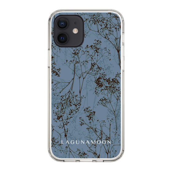 Slim Protection Case［ LAGUNAMOON - Botanical - Blue ］