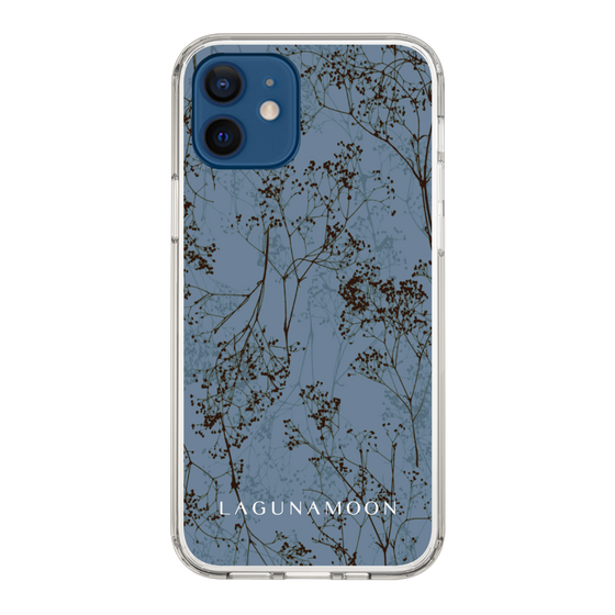 Slim Protection Case［ LAGUNAMOON - Botanical - Blue ］