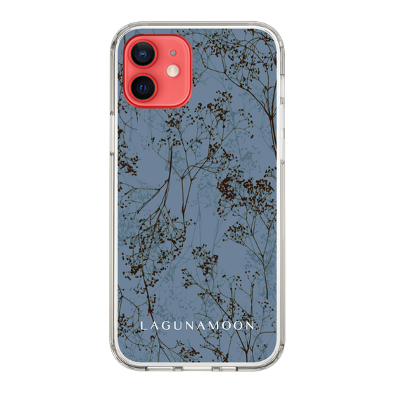 Slim Protection Case［ LAGUNAMOON - Botanical - Blue ］