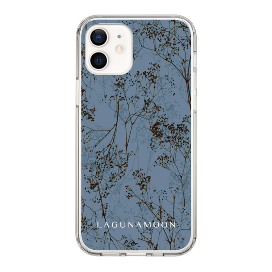 Slim Protection Case［ LAGUNAMOON - Botanical - Blue ］