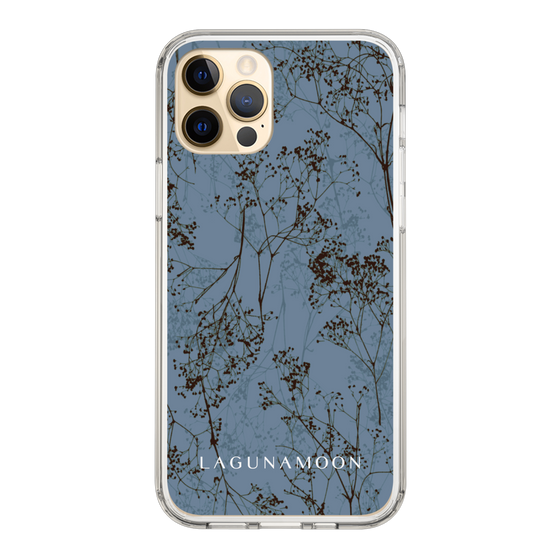 Slim Protection Case［ LAGUNAMOON - Botanical - Blue ］