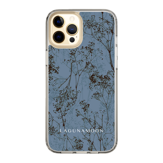 Slim Protection Case［ LAGUNAMOON - Botanical - Blue ］