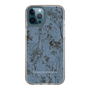 Slim Protection Case［ LAGUNAMOON - Botanical - Blue ］