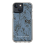 Slim Protection Case［ LAGUNAMOON - Botanical - Blue ］
