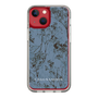 Slim Protection Case［ LAGUNAMOON - Botanical - Blue ］