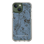 Slim Protection Case［ LAGUNAMOON - Botanical - Blue ］
