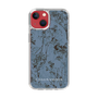 Slim Protection Case［ LAGUNAMOON - Botanical - Blue ］