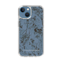 Slim Protection Case［ LAGUNAMOON - Botanical - Blue ］