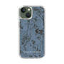 Slim Protection Case［ LAGUNAMOON - Botanical - Blue ］