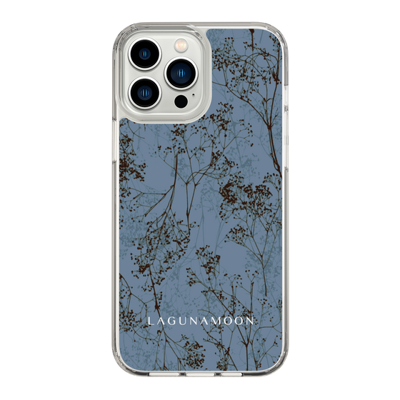 Slim Protection Case［ LAGUNAMOON - Botanical - Blue ］