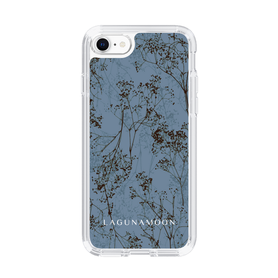 Slim Protection Case［ LAGUNAMOON - Botanical - Blue ］
