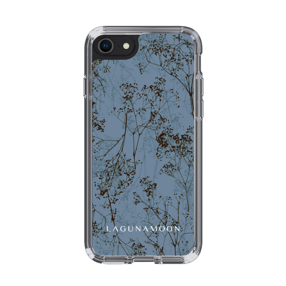 Slim Protection Case［ LAGUNAMOON - Botanical - Blue ］