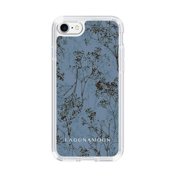 Slim Protection Case［ LAGUNAMOON - Botanical - Blue ］