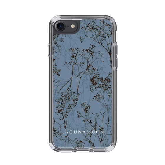 Slim Protection Case［ LAGUNAMOON - Botanical - Blue ］