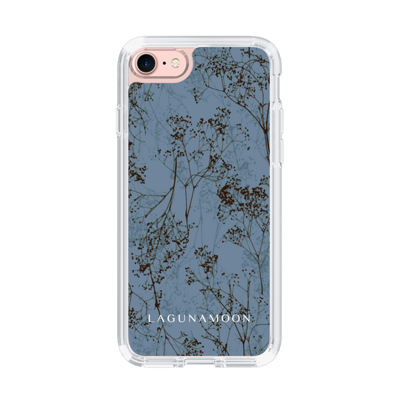 Slim Protection Case［ LAGUNAMOON - Botanical - Blue ］