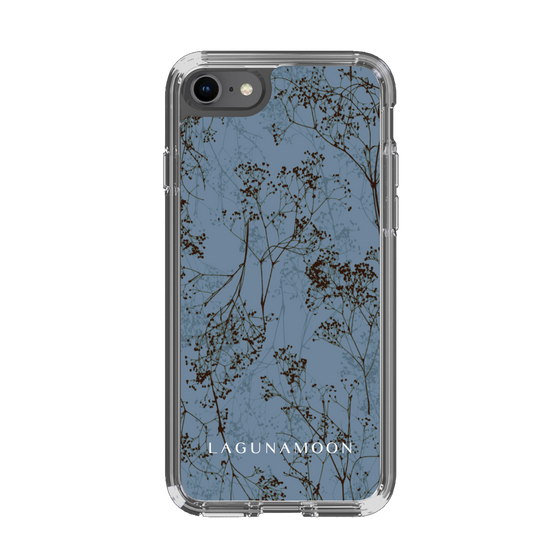 Slim Protection Case［ LAGUNAMOON - Botanical - Blue ］