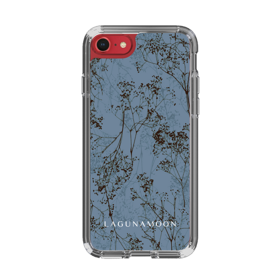 Slim Protection Case［ LAGUNAMOON - Botanical - Blue ］