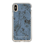 Slim Protection Case［ LAGUNAMOON - Botanical - Blue ］