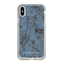 Slim Protection Case［ LAGUNAMOON - Botanical - Blue ］