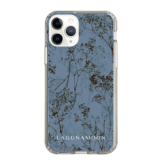 Slim Protection Case［ LAGUNAMOON - Botanical - Blue ］