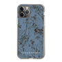 Slim Protection Case［ LAGUNAMOON - Botanical - Blue ］