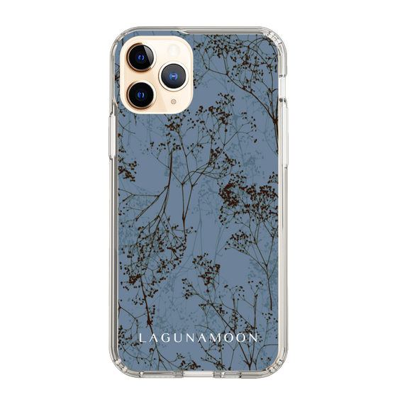 Slim Protection Case［ LAGUNAMOON - Botanical - Blue ］