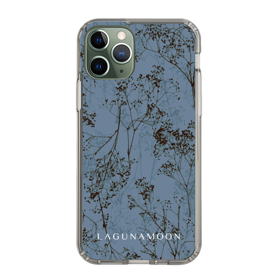 Slim Protection Case［ LAGUNAMOON - Botanical - Blue ］