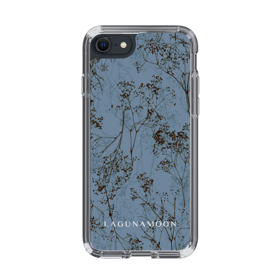 Slim Protection Case［ LAGUNAMOON - Botanical - Blue ］