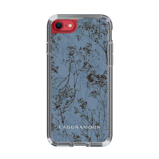 Slim Protection Case［ LAGUNAMOON - Botanical - Blue ］