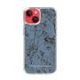 Slim Protection Case［ LAGUNAMOON - Botanical - Blue ］