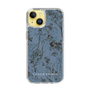 Slim Protection Case［ LAGUNAMOON - Botanical - Blue ］