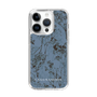 Slim Protection Case［ LAGUNAMOON - Botanical - Blue ］