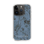 Slim Protection Case［ LAGUNAMOON - Botanical - Blue ］
