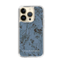 Slim Protection Case［ LAGUNAMOON - Botanical - Blue ］