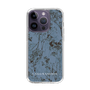 Slim Protection Case［ LAGUNAMOON - Botanical - Blue ］