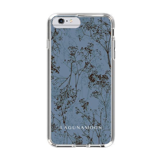 Slim Protection Case［ LAGUNAMOON - Botanical - Blue ］