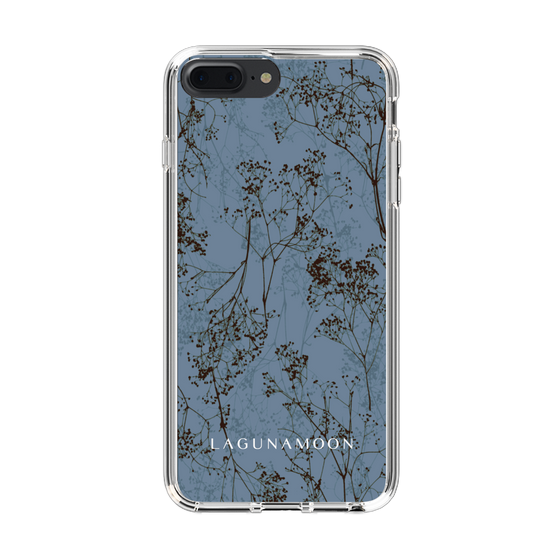 Slim Protection Case［ LAGUNAMOON - Botanical - Blue ］