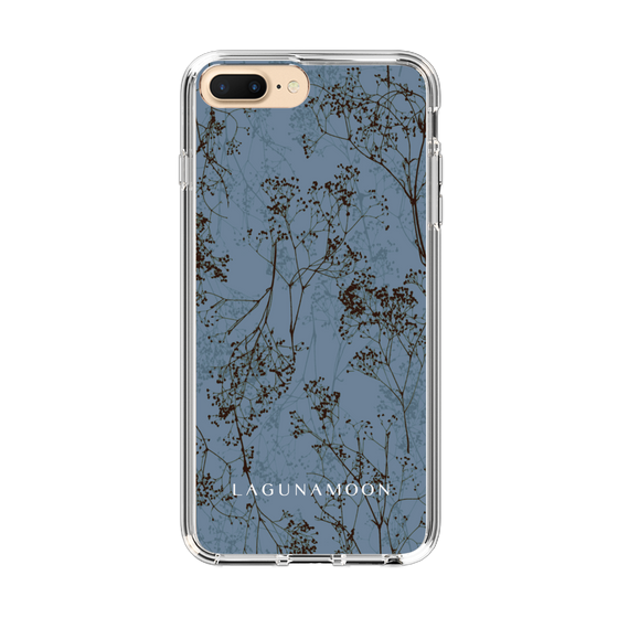 Slim Protection Case［ LAGUNAMOON - Botanical - Blue ］