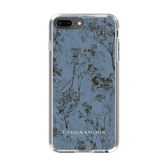 Slim Protection Case［ LAGUNAMOON - Botanical - Blue ］