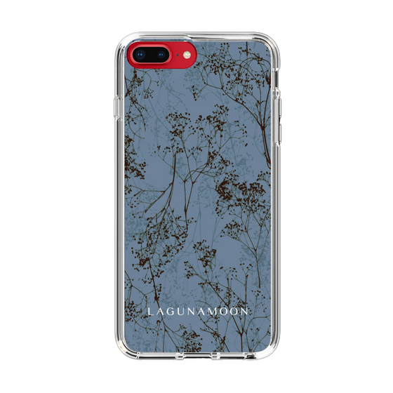 Slim Protection Case［ LAGUNAMOON - Botanical - Blue ］